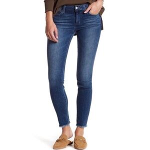 Joe’s Jeans The Icon Mid Rise Skinny Ankle Raw Hem